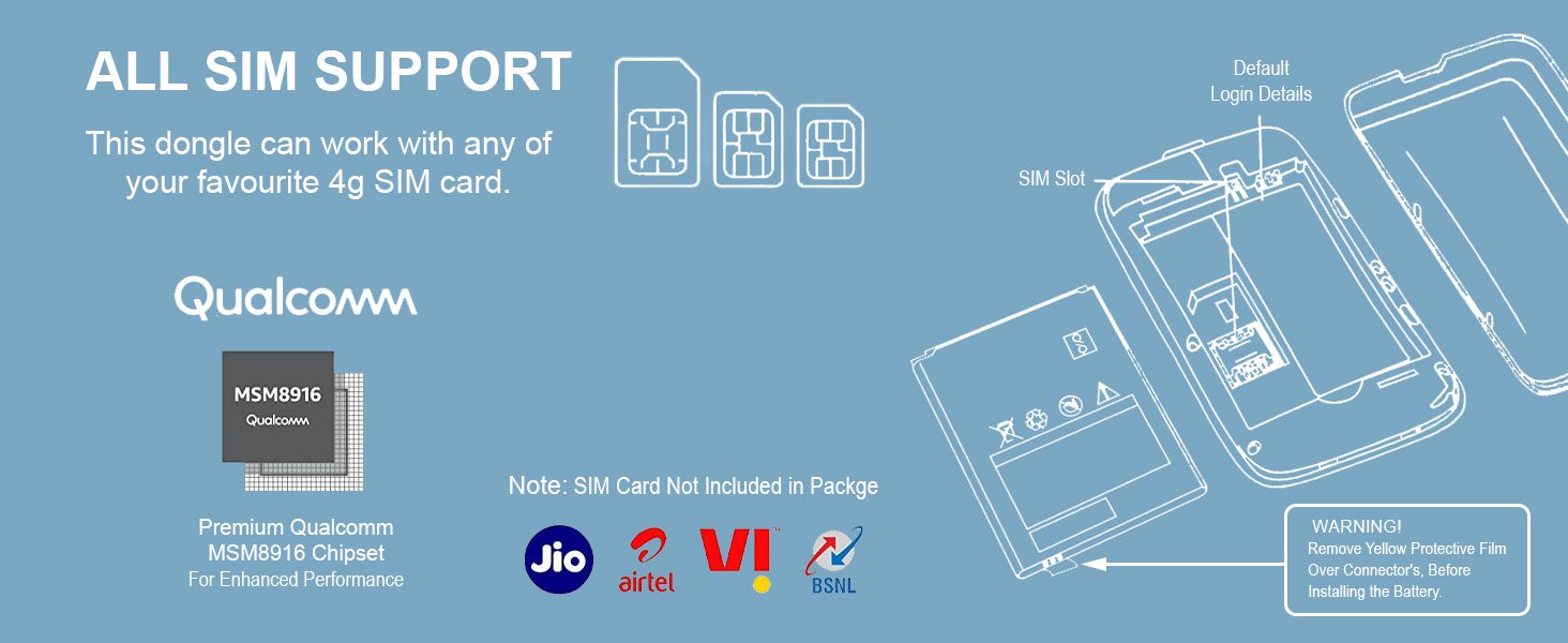 PM WANI 4G/5G LTE Wireless WiFi Device with All Sim Network Support 5