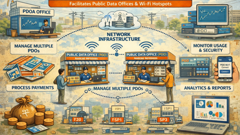 How to Become a PDOA (Public Data Office Aggregator) in India – Complete PM-WANI Guide How to Become A PUBLIC DATA OFFICER OR PDOA